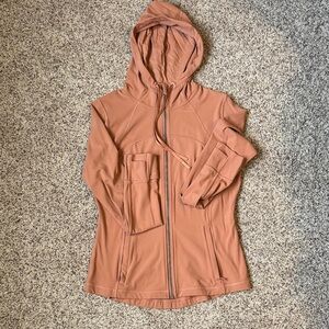 lululemon athletica Brown Hooded Jacket